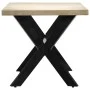 Esstisch aus massivem weißem Mangoholz, 160 x 80 x 75 cm von vidaXL, Küchen- und Esstische - Ref: Foro24-247434, Preis: 263,3...
