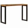 Mesa consola madera maciza reciclada y acero 120x35x76 cm de vidaXL, Mesas auxiliares - Ref: Foro24-247335, Precio: 165,58 €,...