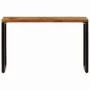 Mesa consola madera maciza reciclada y acero 120x35x76 cm de vidaXL, Mesas auxiliares - Ref: Foro24-247335, Precio: 165,58 €,...