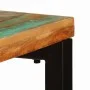 Mesa consola madera maciza reciclada y acero 120x35x76 cm de vidaXL, Mesas auxiliares - Ref: Foro24-247335, Precio: 165,58 €,...