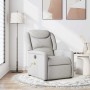 Sillón de masaje reclinable de tela gris nube en Sillones | Comprar online en Foru.es
