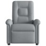 Sillón reclinable de tela gris claro en Sillones | Comprar online en Foru.es