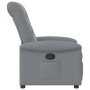 Sillón reclinable de tela gris claro en Sillones | Comprar online en Foru.es
