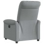 Sillón reclinable de tela gris claro en Sillones | Comprar online en Foru.es