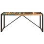 Mesa de comedor de madera maciza reciclada 180x90x75 cm de vidaXL, Mesas de cocina y de comedor - Ref: Foro24-247415, Precio:...