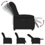 Sillón reclinable de tela negro en Sillones | Comprar online en Foru.es
