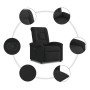 Sillón reclinable de tela negro en Sillones | Comprar online en Foru.es