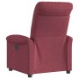 Sillón reclinable de tela rojo tinto en Sillones | Comprar online en Foru.es
