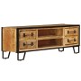 Mueble para la TV con cajones madera mango maciza 120x30x40 cm de vidaXL, Muebles TV - Ref: Foro24-247343, Precio: 264,28 €, ...