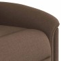 Sillón reclinable de tela marrón en Sillones | Comprar online en Foru.es