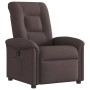 Sillón reclinable de tela marrón oscuro en Sillones | Comprar online en Foru.es