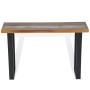 Mesa consola de teca 100x35x75 cm de vidaXL, Mesas auxiliares - Ref: Foro24-245065, Precio: 215,49 €, Descuento: %