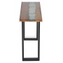 Mesa consola de teca 100x35x75 cm de vidaXL, Mesas auxiliares - Ref: Foro24-245065, Precio: 215,49 €, Descuento: %