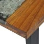 Mesa consola de teca 100x35x75 cm de vidaXL, Mesas auxiliares - Ref: Foro24-245065, Precio: 212,11 €, Descuento: %