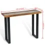Mesa consola de teca 100x35x75 cm de vidaXL, Mesas auxiliares - Ref: Foro24-245065, Precio: 212,11 €, Descuento: %