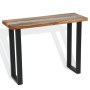 Mesa consola de teca 100x35x75 cm de vidaXL, Mesas auxiliares - Ref: Foro24-245065, Precio: 215,49 €, Descuento: %
