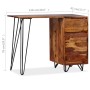 Escritorio con 1 cajón y 1 armario madera maciza de sheesham de vidaXL, Escritorios - Ref: Foro24-244359, Precio: 168,46 €, D...