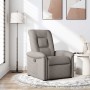 Sillón reclinable de tela gris taupe en Sillones | Comprar online en Foru.es