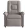 Sillón reclinable de tela gris taupe en Sillones | Comprar online en Foru.es