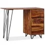 Escritorio con 1 cajón y 1 armario madera maciza de sheesham de vidaXL, Escritorios - Ref: Foro24-244359, Precio: 157,80 €, D...