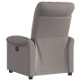 Sillón reclinable de tela gris taupe en Sillones | Comprar online en Foru.es