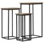 Set of tables for plants 3 units recycled teak by vidaXL, Side tables - Ref: Foro24-246088, Price: 171,08 €, Discount: %