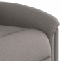 Sillón reclinable de tela gris taupe en Sillones | Comprar online en Foru.es
