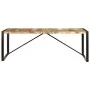 Mesa de comedor de madera maciza reciclada 220x100x75 cm de vidaXL, Mesas de cocina y de comedor - Ref: Foro24-247409, Precio...