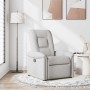 Sillón reclinable de tela gris nube en Sillones | Comprar online en Foru.es
