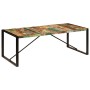 Mesa de comedor de madera maciza reciclada 220x100x75 cm de vidaXL, Mesas de cocina y de comedor - Ref: Foro24-247409, Precio...
