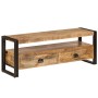 Mueble para TV madera maciza de mango 120x35x45 cm de vidaXL, Muebles TV - Ref: Foro24-247402, Precio: 206,96 €, Descuento: %