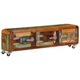 Mueble para la TV madera maciza reciclada 120x30x37 cm de vidaXL, Muebles TV - Ref: Foro24-247513, Precio: 238,89 €, Descuent...
