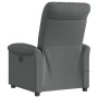 Sillón reclinable de masaje de tela gris oscuro en Sillones | Comprar online en Foru.es