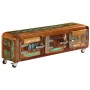 Mueble para la TV madera maciza reciclada 120x30x37 cm de vidaXL, Muebles TV - Ref: Foro24-247513, Precio: 245,99 €, Descuent...