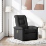 Sillón reclinable de masaje de tela negro en Sillones | Comprar online en Foru.es