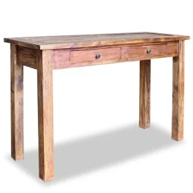 Mesa consola de madera maciza reciclada 123x42x75 cm de vidaXL, Mesas auxiliares - Ref: Foro24-244494, Precio: 223,15 €, Desc...