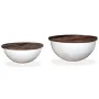 Set mesa de centro forma de bol 2 uds madera reciclada blanco de vidaXL, Mesas de centro - Ref: Foro24-245256, Precio: 126,52...