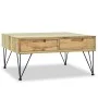 Solid teak coffee table 80x80x40 cm by vidaXL, Coffee table - Ref: Foro24-244574, Price: 237,24 €, Discount: %
