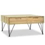 Solid teak coffee table 80x80x40 cm by vidaXL, Coffee table - Ref: Foro24-244574, Price: 237,24 €, Discount: %
