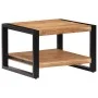Mesa de centro de madera maciza de acacia 60x60x40 cm de vidaXL, Mesas de centro - Ref: Foro24-247586, Precio: 123,49 €, Desc...