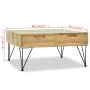 Solid teak coffee table 80x80x40 cm by vidaXL, Coffee table - Ref: Foro24-244574, Price: 237,24 €, Discount: %