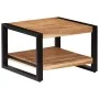 Mesa de centro de madera maciza de acacia 60x60x40 cm de vidaXL, Mesas de centro - Ref: Foro24-247586, Precio: 123,49 €, Desc...