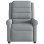 Sillón reclinable de tela gris claro en Sillones | Comprar online en Foru.es