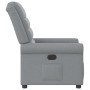 Sillón reclinable de tela gris claro en Sillones | Comprar online en Foru.es