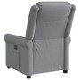 Sillón reclinable de tela gris claro en Sillones | Comprar online en Foru.es