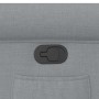 Sillón reclinable de tela gris claro en Sillones | Comprar online en Foru.es