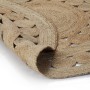 Alfombra redonda con diseño yute trenzado 120 cm de vidaXL, Alfombras - Ref: Foro24-245343, Precio: 48,76 €, Descuento: %