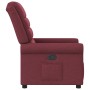 Sillón reclinable de tela rojo tinto en Sillones | Comprar online en Foru.es