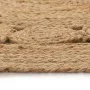 Alfombra redonda con diseño yute trenzado 120 cm de vidaXL, Alfombras - Ref: Foro24-245343, Precio: 43,64 €, Descuento: %