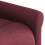 Sillón reclinable de tela rojo tinto en Sillones | Comprar online en Foru.es